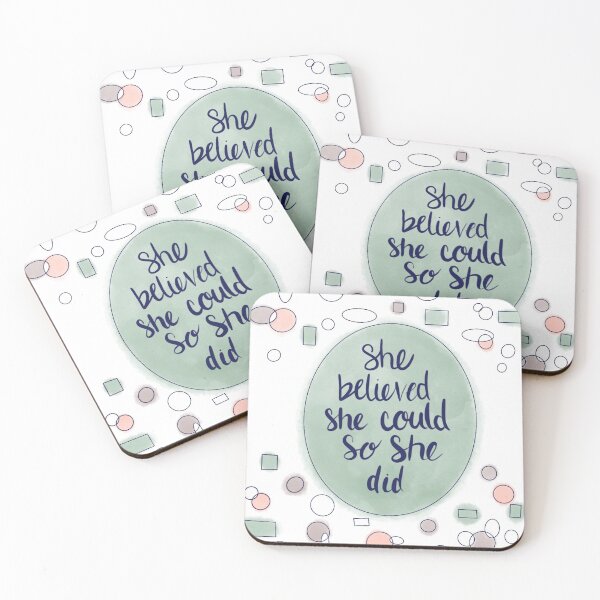 Item preview, She believed she could so she did designed and sold by brainplusheart.