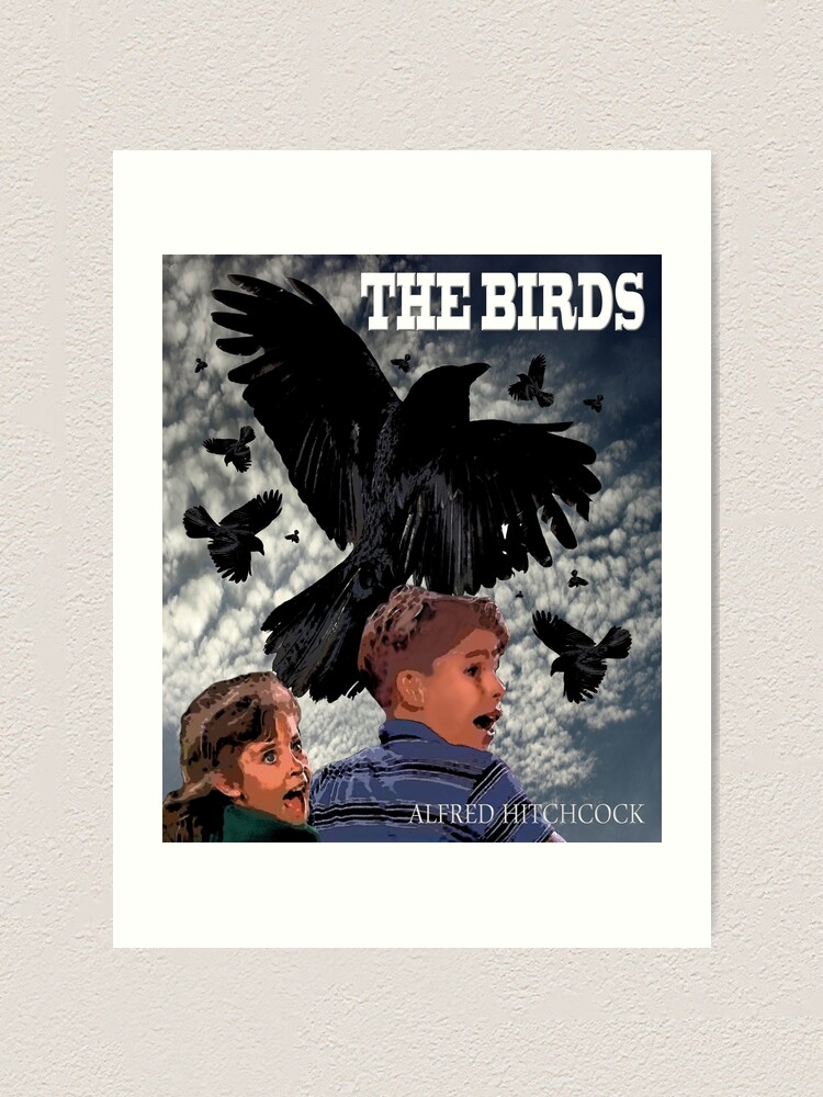 Match Made in Heaven, The Birds, store Tippi Hedren, Crows, Hollywood, Hitchcock, Print on Canvas