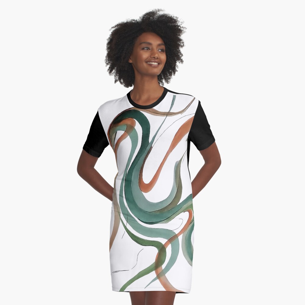 Item preview, Graphic T-Shirt Dress designed and sold by KidSquidStudios.