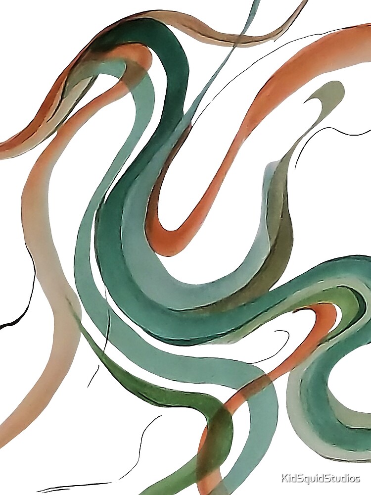 Thumbnail 3 of 3, Scarf, "Plumage" A watercolor of a bird - By Y Paint and Pastels designed and sold by KidSquidStudios.
