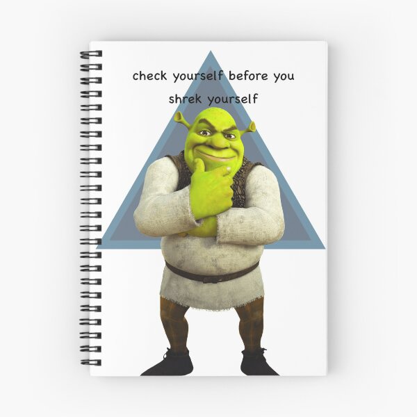Item preview, Check yourself before you shrek yourself designed and sold by DoodlesnNoodlez.