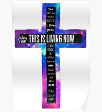 Hillsong Young & Free This is Living Now Cross Poster
