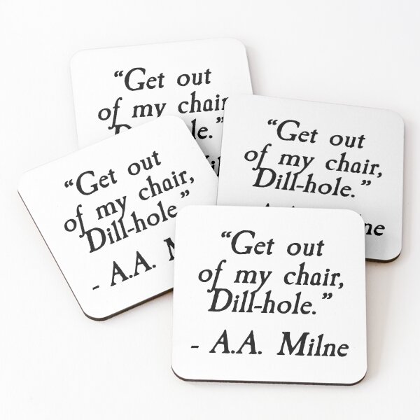 Item preview, Famous Quotation / A.A. Milne designed and sold by Cuttintees.