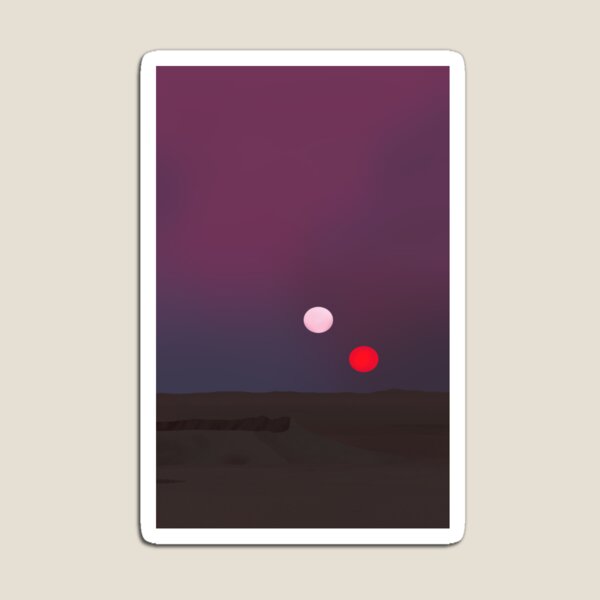 Item preview, Sunset on Tatooine designed and sold by DoodlesnNoodlez.
