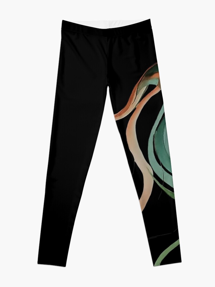 Leggings, "Plumage" A watercolor of a bird - By Y Paint and Pastels  designed and sold by KidSquidStudios