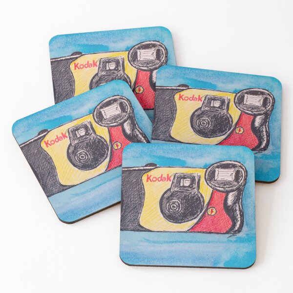 Item preview, watercolor disposable camera designed and sold by lucyrand.