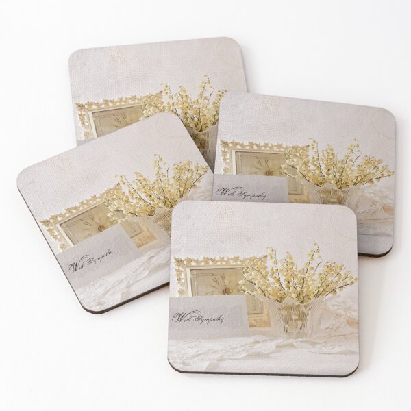 Item preview, Dried Lily Of The Valley Flowers - With Sympathy Card designed and sold by Sandra Foster.