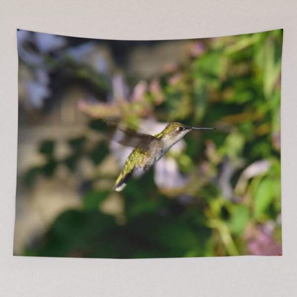 Item preview, Ruby-Throated Hummingbird hovering designed and sold by LJSparvero.