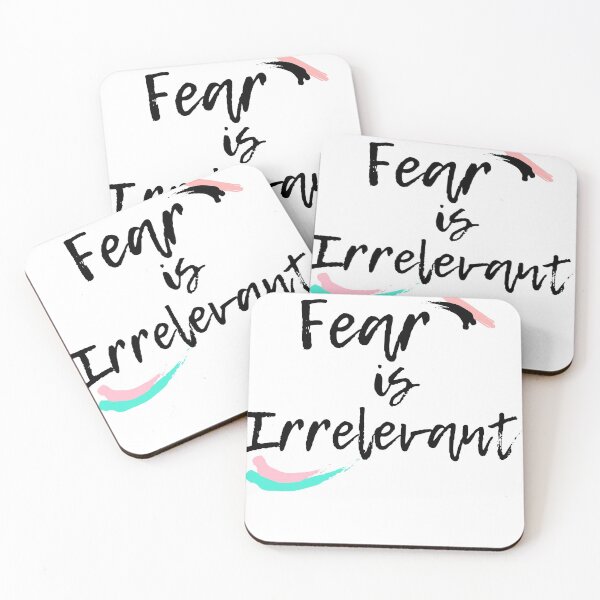 Item preview, FEARLESS, FEAR IS IRRELEVANT, NO FEAR, BE STRONG designed and sold by Laurelbdesigns.