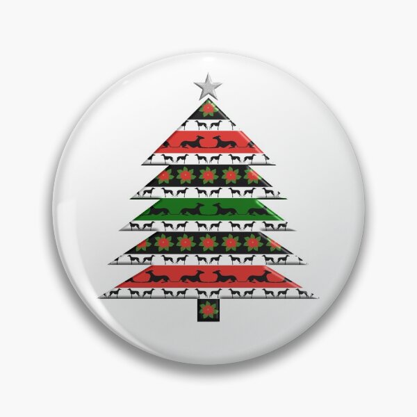Item preview, Greyt Greyhound Christmas Tree designed and sold by GreytGraphicals.