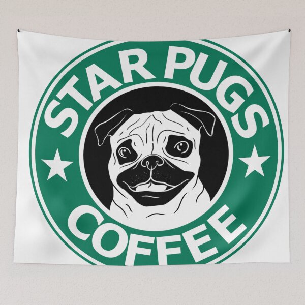 Item preview, Star Pugs Coffee designed and sold by DoodlesnNoodlez.
