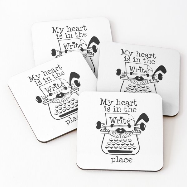 Item preview, My Heart is in the Write Place designed and sold by By Stacy Dawn.