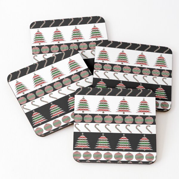 Item preview, Greyt Greyhound Christmas Striped Trio designed and sold by GreytGraphicals.
