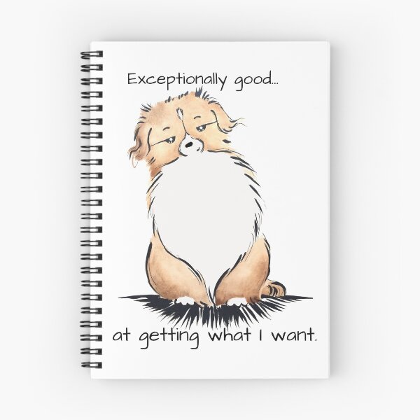 Item preview, Cute Funny Tibbie Tales Tibetan Spaniel Dog "Getting What I Want" Design  designed and sold by Monica C. Webster.