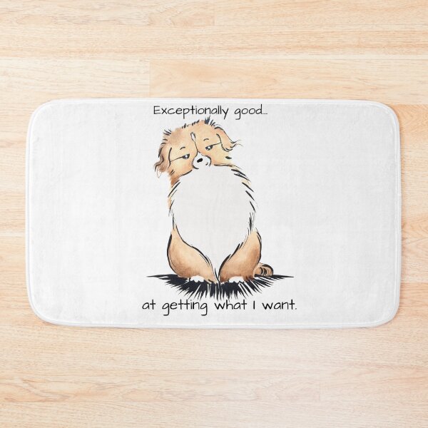 Item preview, Cute Funny Tibbie Tales Tibetan Spaniel Dog "Getting What I Want" Design  designed and sold by Monica C. Webster.