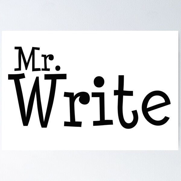 Item preview, Mr. Write designed and sold by By Stacy Dawn.