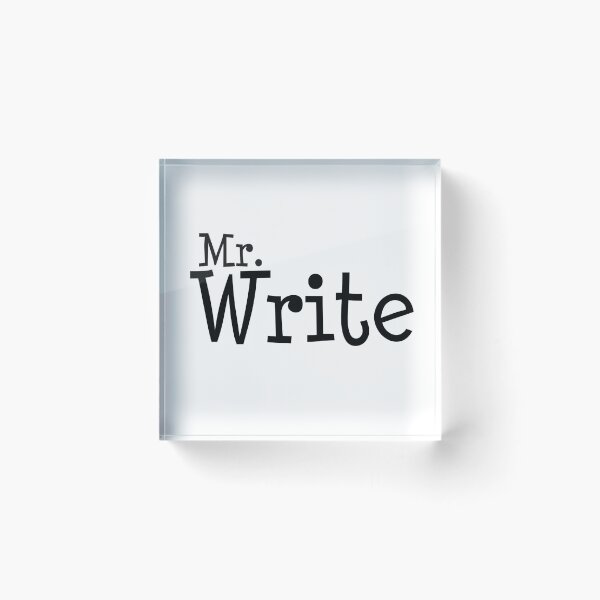 Item preview, Mr. Write designed and sold by By Stacy Dawn.