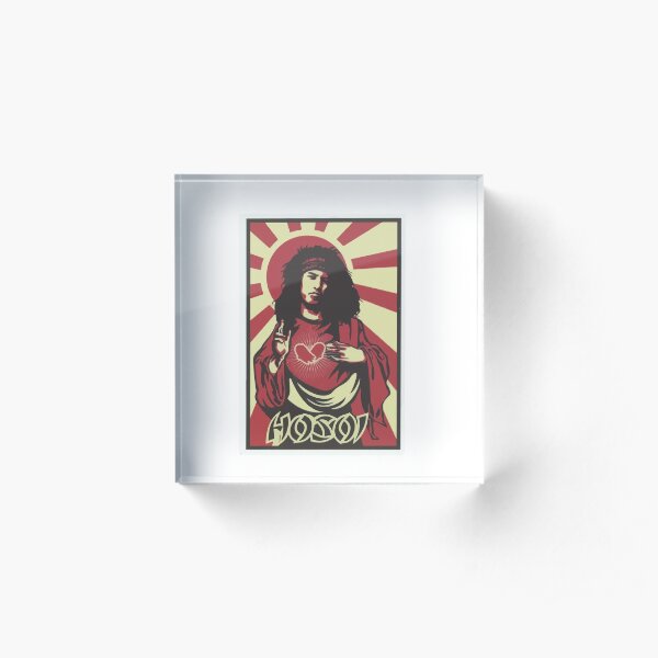 Hosoi Skateboarding Jesus Acrylic Block