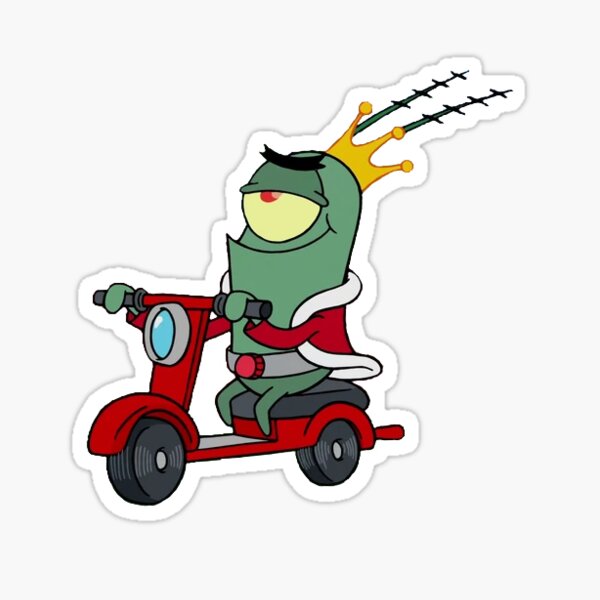 King Plankton Sticker