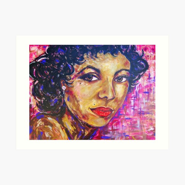 Dorothy Dandridge Portrait Painting Art Print