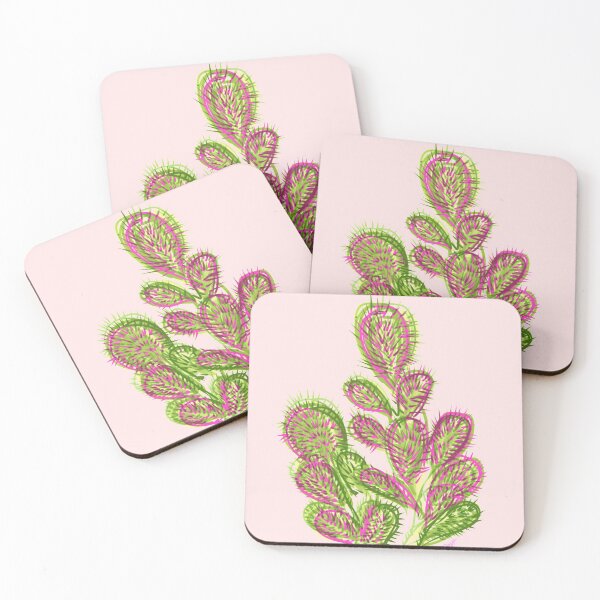 Item preview, Prickly Pear Pink Cactus Nopal designed and sold by meganelizdraws.