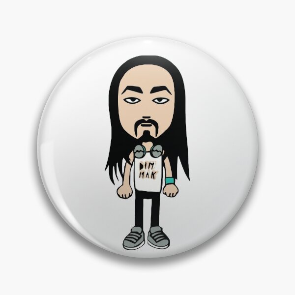Steve Aoki Cartoon DJ Pin