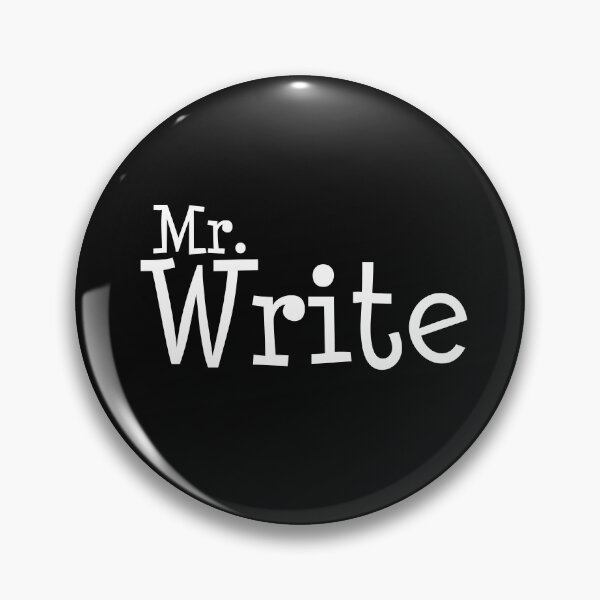 Item preview, Mr. Write (wh) designed and sold by By Stacy Dawn.