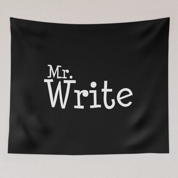 Item preview, Mr. Write (wh) designed and sold by By Stacy Dawn.