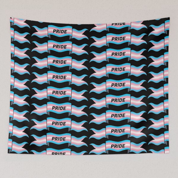Item preview, transgender pride banner designed and sold by Spencer Krohne.