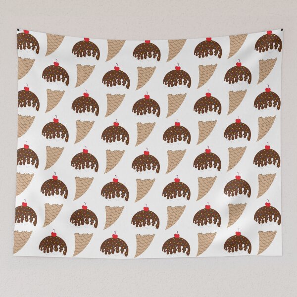 Item preview, Chocolate Ice Cream Cone designed and sold by WildRabbit.