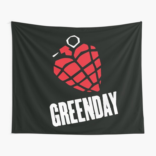 Greenday Heart Granade Tapestry
