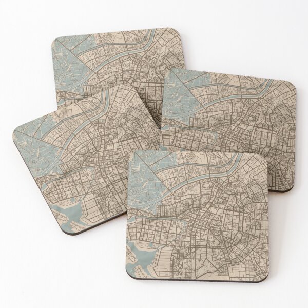 Item preview, Tainan Sepia Map designed and sold by CPTVDesign.