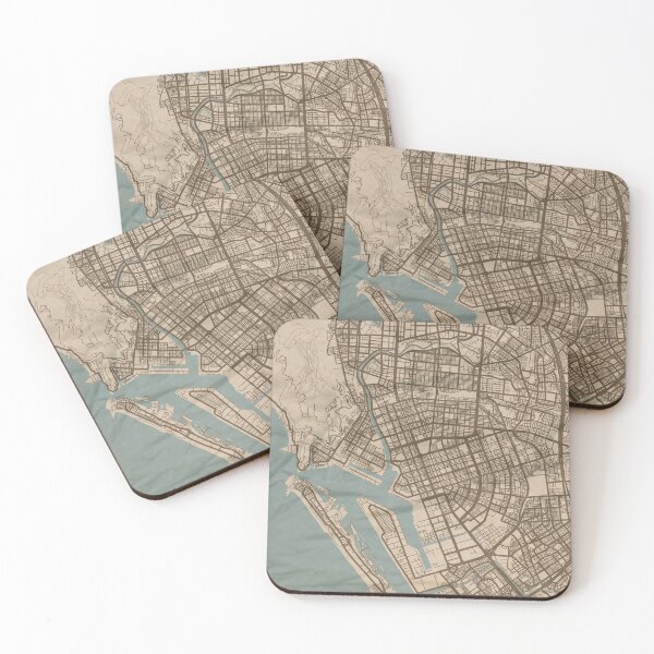 Item preview, Kaohsiung Sepia Map designed and sold by CPTVDesign.