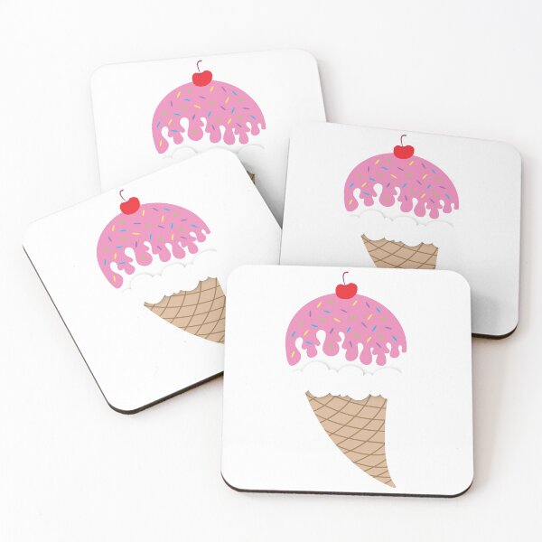 Item preview, Pink Ice Cream Cone designed and sold by WildRabbit.