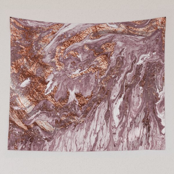 Item preview, Rose gold marble rush - ritzy copper designed and sold by marbleco.