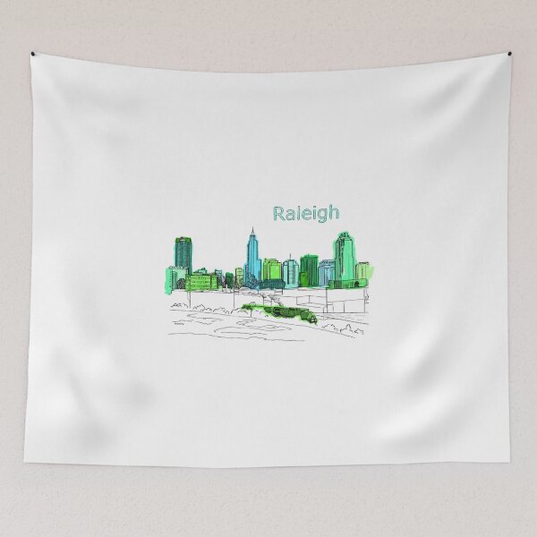 Item preview, Raleigh NC downtown ink drawing designed and sold by Tommy Midyette.