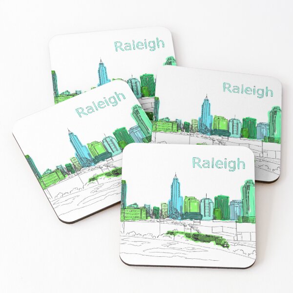 Item preview, Raleigh NC downtown ink drawing designed and sold by Tommy Midyette.