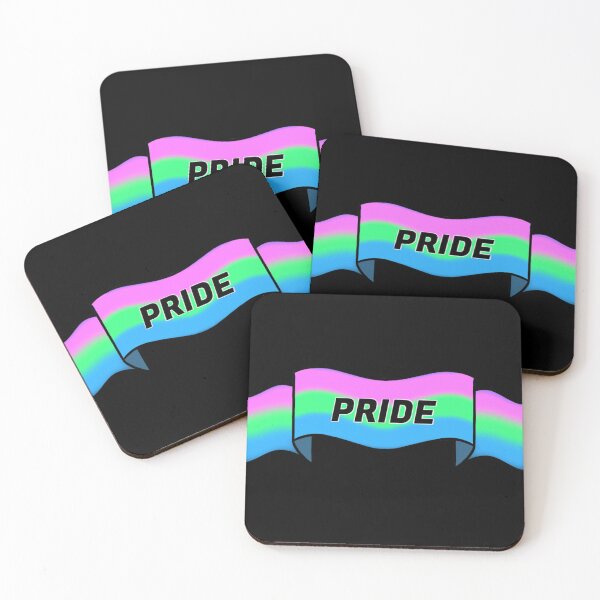 Item preview, polysexual pride banner designed and sold by Spencer Krohne.