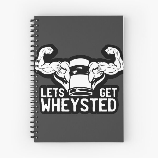 Item preview, Gym Gains Quote "Let's Get Wheysted" designed and sold by HiFiTees.