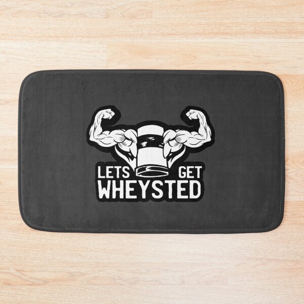 Item preview, Gym Gains Quote "Let's Get Wheysted" designed and sold by HiFiTees.
