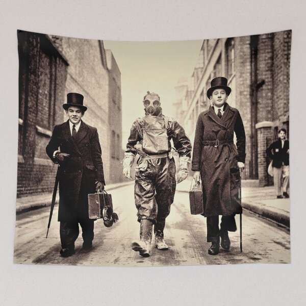 Item preview, Vintage Mask Photo 3 Men In Town designed and sold by pushka3.