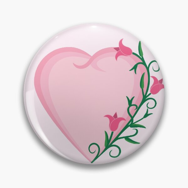Item preview, Pink Heart with Tulips designed and sold by tandaleah.