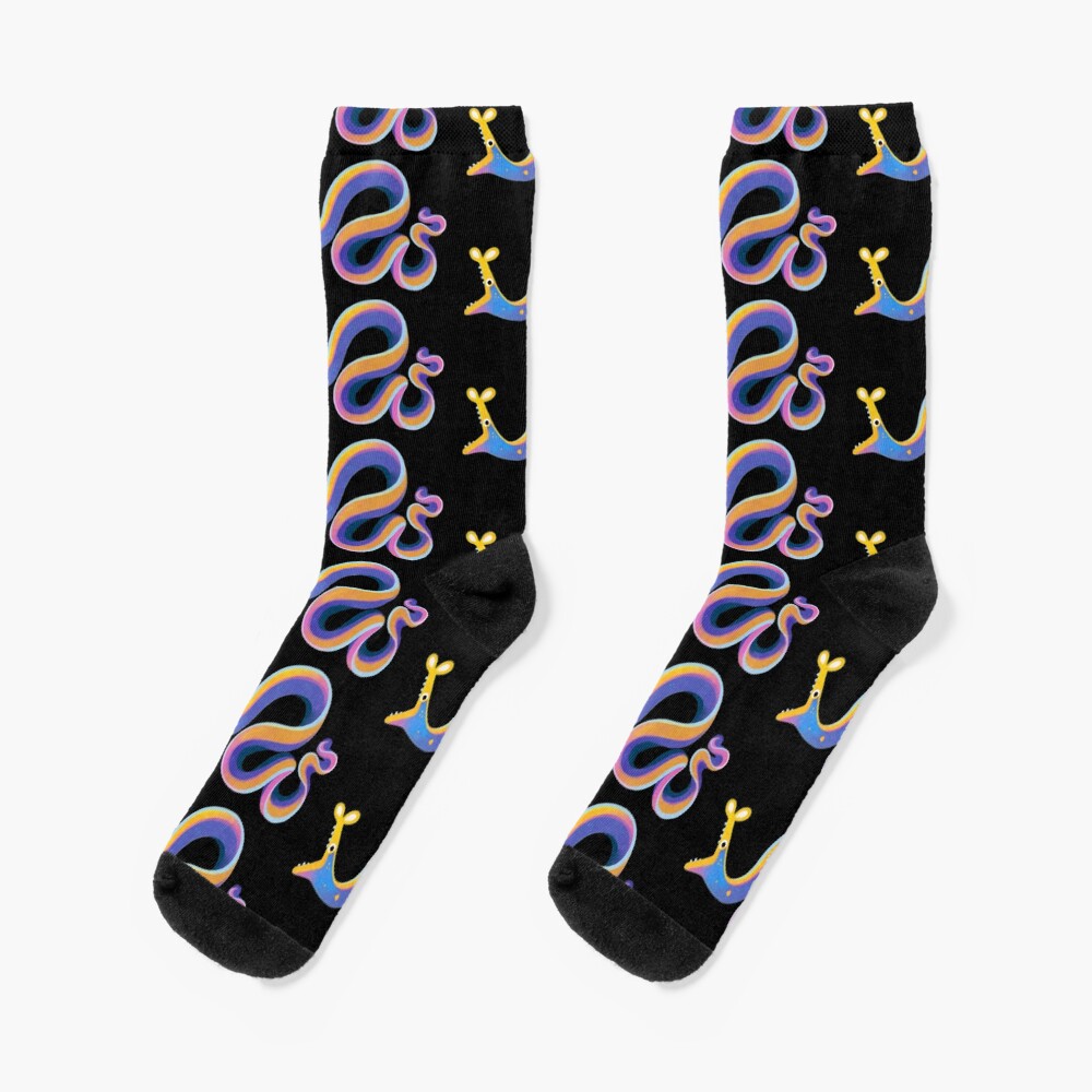"Blue ribbon eel" Socks for Sale by pikaole Redbubble