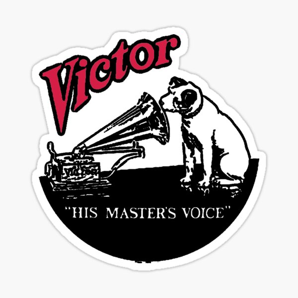 Vista previa del artículo con la obra «Victor "La voz de su maestro"», diseñado y vendido por ZD.