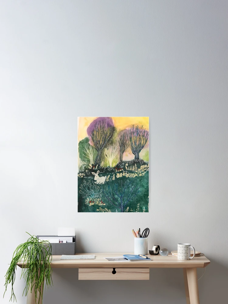 Thumbnail 2 of 3, Poster, Woods Into designed and sold by RosaLL.