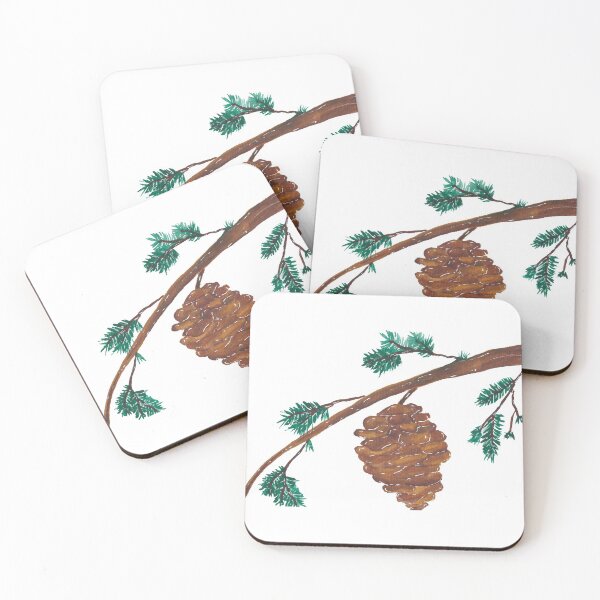 Item preview, pinecone branch designed and sold by wildtangents.