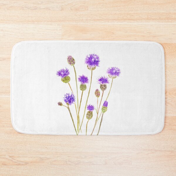 Item preview, hand painted purple thorny wildflower  designed and sold by SelenePaintings .
