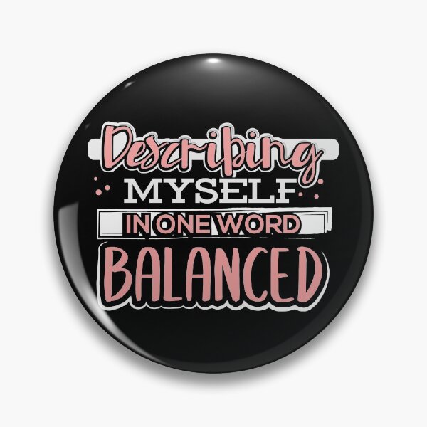 Item preview, Describing Myself in One Word Balanced designed and sold by juniperdesign.
