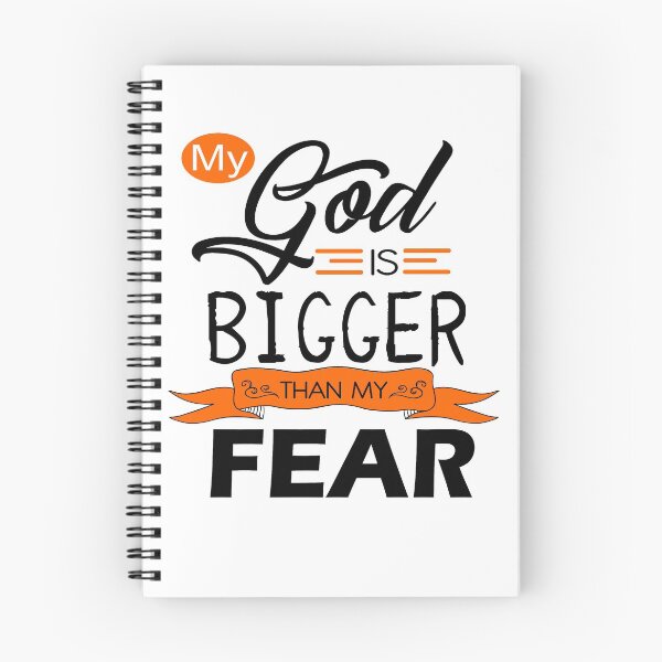 Item preview, My God is Bigger than my FEAR Inspirational designed and sold by GrownFolkMotto.