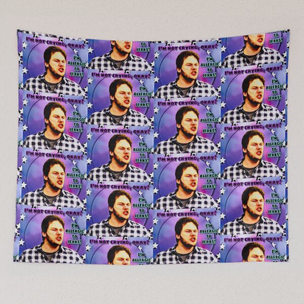 Item preview, Allergic to Jerks designed and sold by beck113.